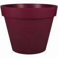 Vaso Ecolux Rosso Scuro Ø 60 cm Plastica Rotondo Moderno