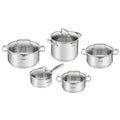 Casserole with lid Tefal G719SA74 Steel Ø 18 cm Ø 24 cm Ø 20 cm Ø 22 cm Ø 16 cm 1,5 L 2 L 6 L 5 L 10 Pieces