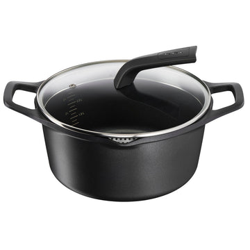 Casseruola con coperchio Tefal E2494644 Nero Ø 24 cm