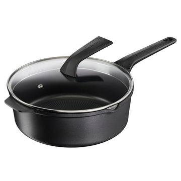 Casseruola con coperchio Tefal E2493344 Nero 2 Pezzi