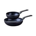 Set of pans Fackelmann Brandao Black Aluminium 2 Pieces