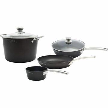 Batteria da Cucina Baumalu Nero 4 Pezzi