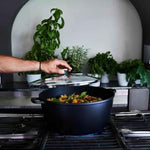 Casseruola con coperchio Baumalu Nero 13,4 L Ø 36 cm