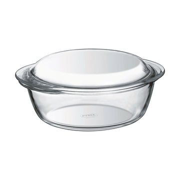 Casseruola con coperchio Pyrex 1,4 L Bianco Trasparente