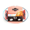 Set di Teglie da Forno Ô Cuisine 334SA06 Trasparente Vetro