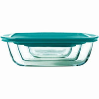 Vassoio da Forno Pyrex Cook & Store 2,5 L 1,1 L 0,4 l Verde Rettangolare 3 Pezzi