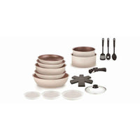 Batteria da Cucina Arthur Martin Bianco 18 Pezzi