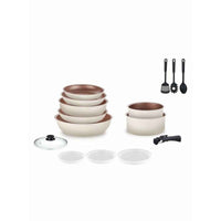 Batteria da Cucina Arthur Martin Bianco 18 Pezzi