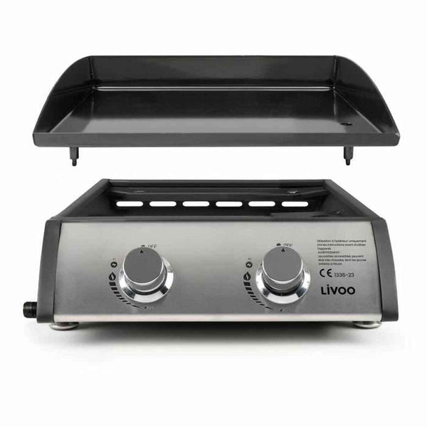 Piastra da Cucina a Gas Livoo DOC296 Argentato