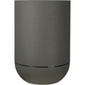 Vaso Riviera Grigio Plastica Rotondo