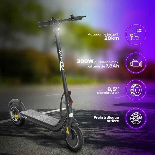 Monopattino Elettrico EZWAY Nero 450 W 25 km/h