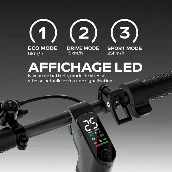 Monopattino Elettrico EZWAY Nero 450 W 25 km/h