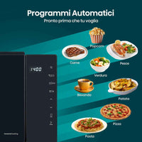 Microonde con Grill Hisense H23MOBS5HG4 Nero 800 W 23 L