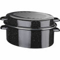 Casseruola con coperchio GSW noir Acciaio Smaltato