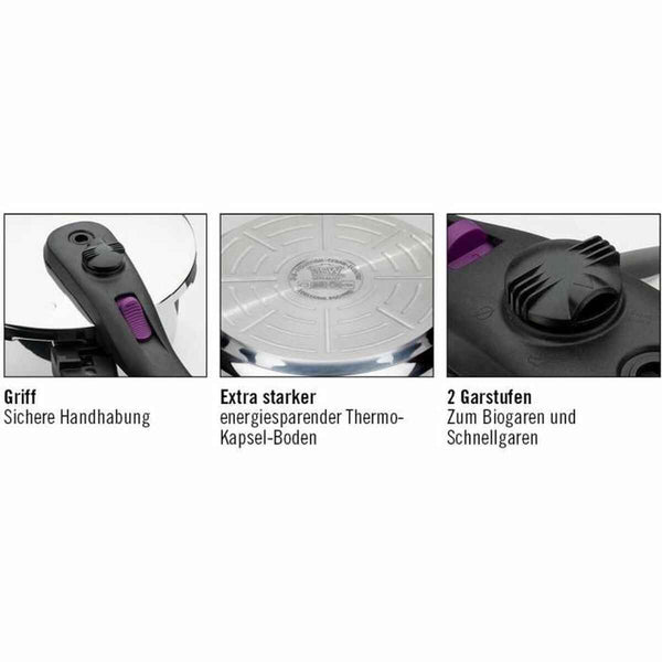 Pentola Express GSW Acciaio inossidabile 4 L Argentato