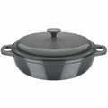 Casserole with lid GSW Grey Cream Stainless steel Ø 30 cm