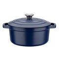 Pentola GSW 717274 Azzurro Bianco Acciaio 2 Pezzi