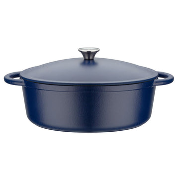 Casserole with lid GSW 717328 Blue Stainless steel 7 L