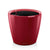 Vaso Lechuza Rosso polipropilene Rotondo