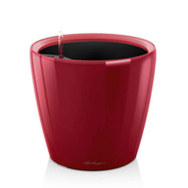 Vaso Lechuza Rosso polipropilene Rotondo