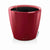 Vaso Lechuza Rosso polipropilene Rotondo