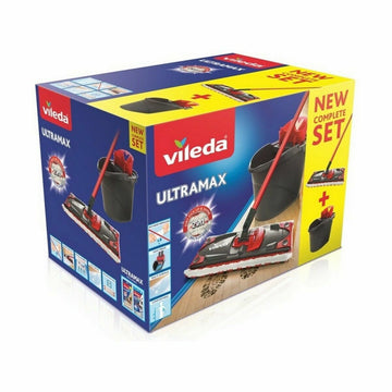 Mop with Dual Action Bucket Vileda Red (Refurbished A)
