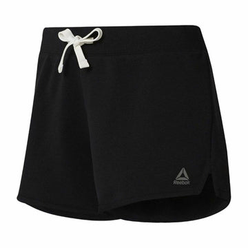 Pantaloncini Sportivi da Donna Reebok Elements Simple Nero