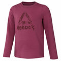 Maglia a Maniche Lunghe Donna Reebok Essentials Viola