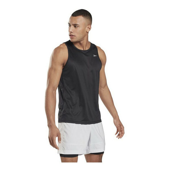 Maglia Smanicata da Uomo Reebok Essentials Nero - Augustea Shop