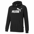 Felpa con Cappuccio Uomo Puma Ess Big Logo Nero