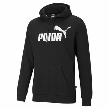 Felpa con Cappuccio Uomo Puma Ess Big Logo Nero