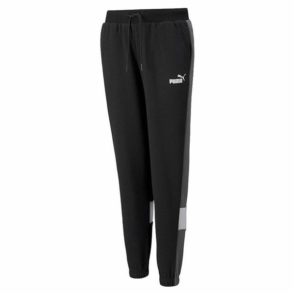 Pantalone Lungo Sportivo Puma Colorblock Nero Uomo - Augustea Shop