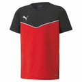 Maglia a Maniche Corte per Bambini Puma individualRISE Rosso Nero