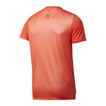 Maglia a Maniche Corte Uomo Reebok Workout Ready Tech Arancio - Augustea Shop
