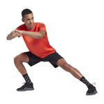 Maglia a Maniche Corte Uomo Reebok Workout Ready Tech Arancio - Augustea Shop