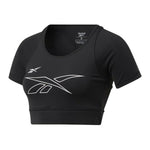Maglia a Maniche Corte Donna Reebok Training MYT Nero - Augustea Shop