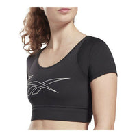 Maglia a Maniche Corte Donna Reebok Training MYT Nero - Augustea Shop