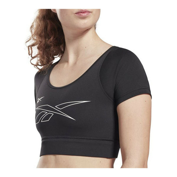 Maglia a Maniche Corte Donna Reebok Training MYT Nero - Augustea Shop
