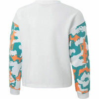 Felpa senza Cappuccio da Bambina Puma Alpha Crew G Bianco - Augustea Shop