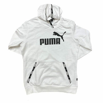 Felpa con Cappuccio Donna Puma Power Bianco