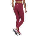 Leggings Sportivo da Donna Reebok  Pping Cotton W Rosso Scuro - Augustea Shop