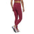 Leggings Sportivo da Donna Reebok  Pping Cotton W Rosso Scuro - Augustea Shop
