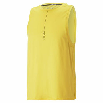 Maglia Smanicata da Uomo Puma Studio Yogini Lite Giallo