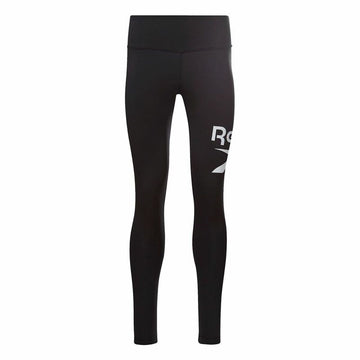 Leggings Sportivo da Donna Reebok Rie Cotton Nero