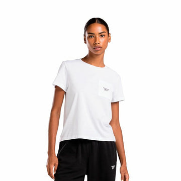 Maglia a Maniche Corte Donna Reebok Identity Small Logo Bianco (XS)