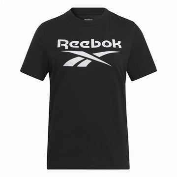 Maglia a Maniche Corte Donna Reebok Identity Big Logo Nero