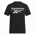 Maglia a Maniche Corte Donna Reebok Identity Big Logo Nero