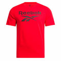 Maglia a Maniche Corte Uomo Reebok Reebok Identity Big Rosso