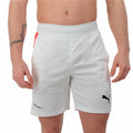Pantaloni Corti Sportivi da Uomo Puma Individual Bianco