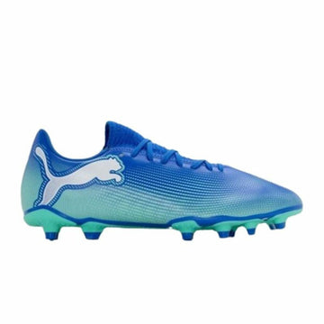 Scarpe da Calcio per Adulti Puma Future 7 Play Mg Azzurro
